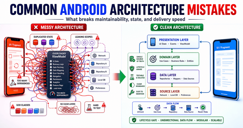 Common Android Architecture Mistakes (and How I Avoid Them)