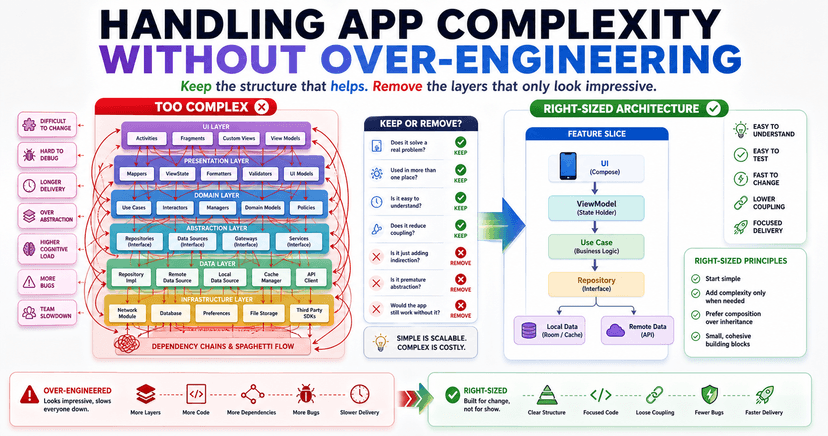 Handling App Complexity Without Over-Engineering