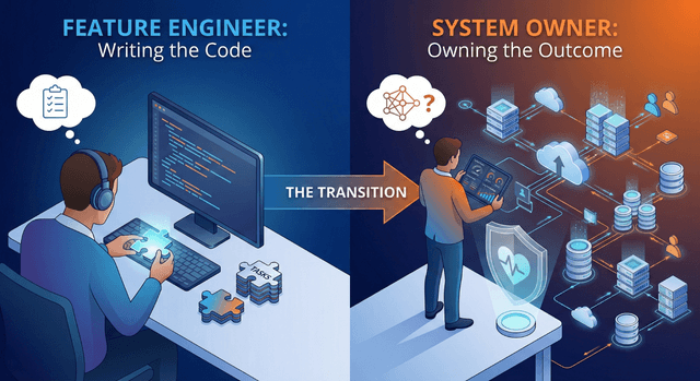 How I Went From Writing Features to Owning Systems