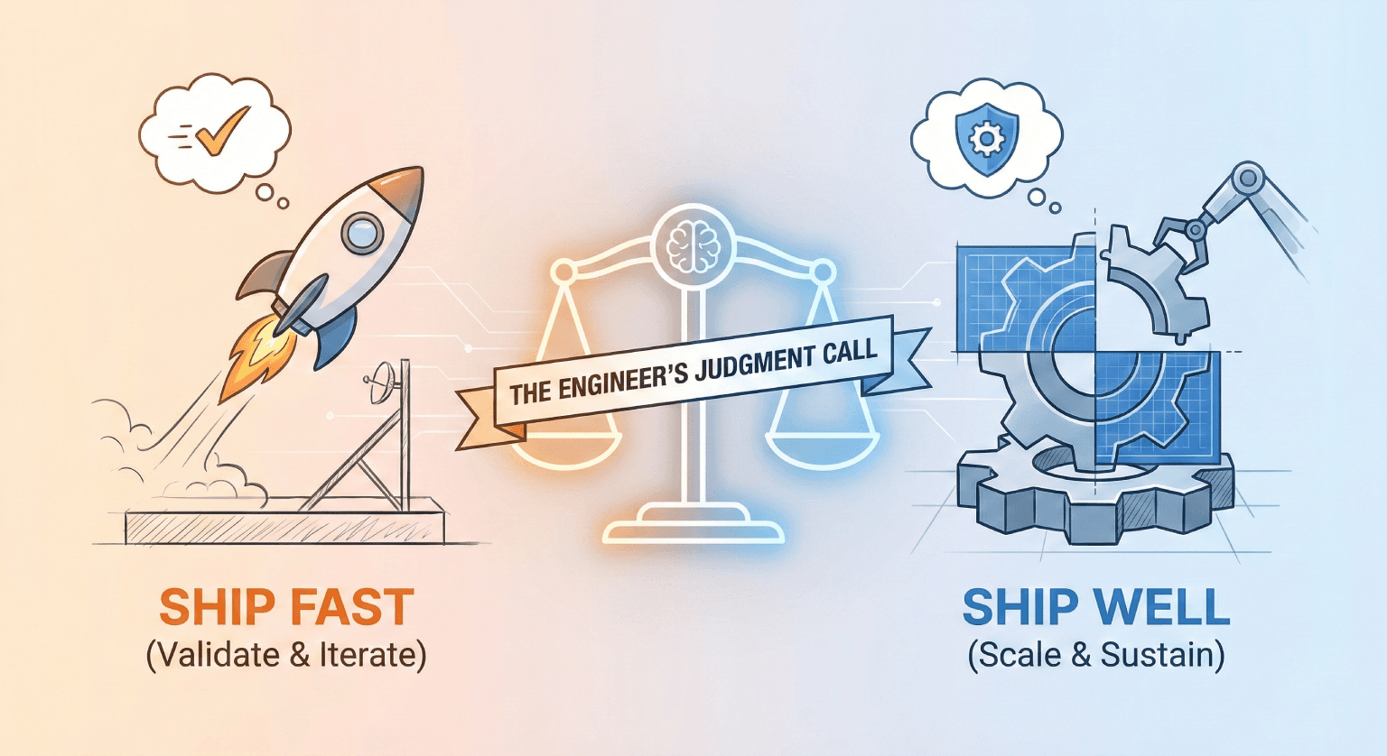 The Difference Between Shipping Fast and Shipping Well (And When Each Matters)