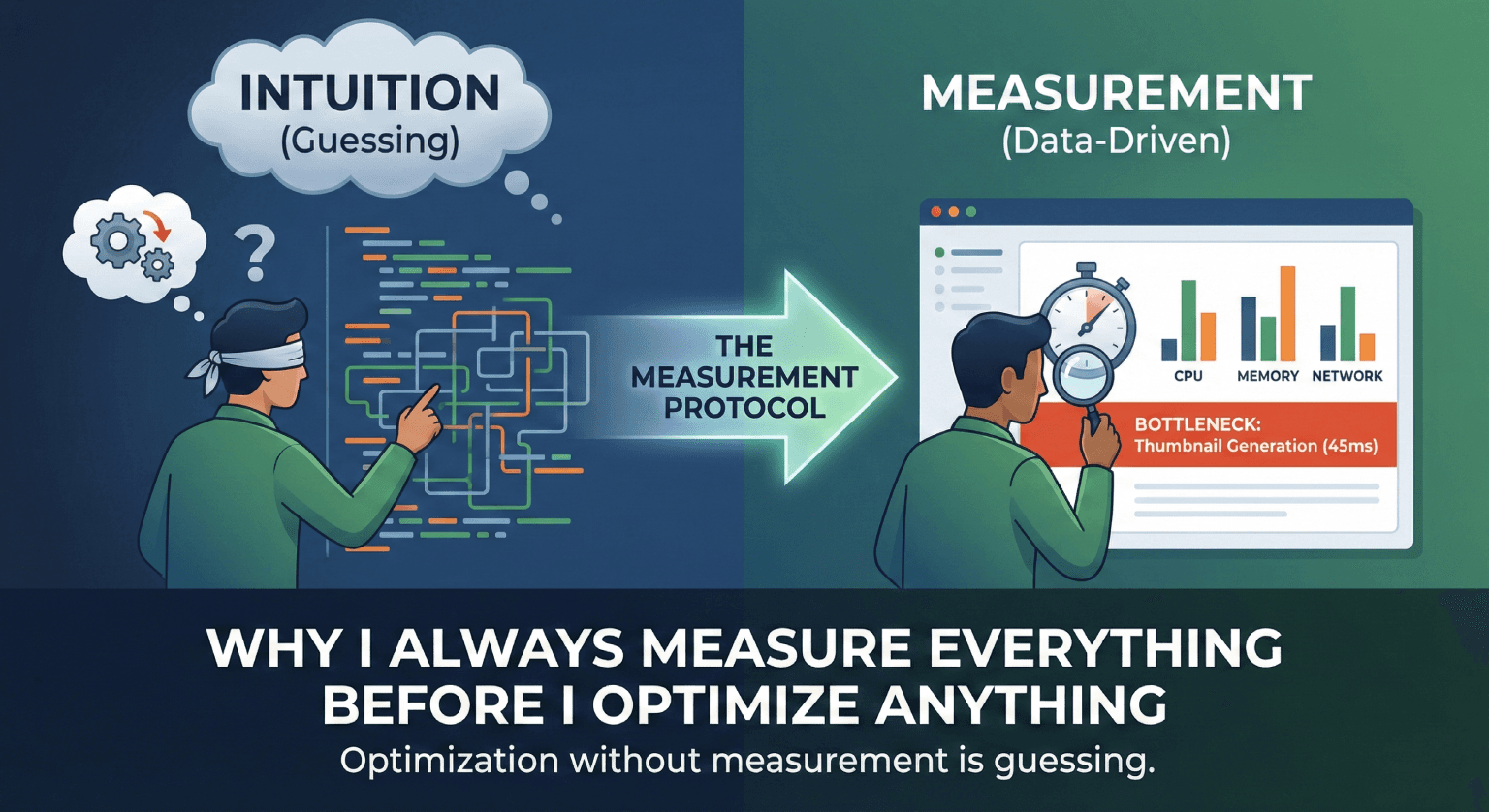Why I Measure Everything Before I Optimize Anything